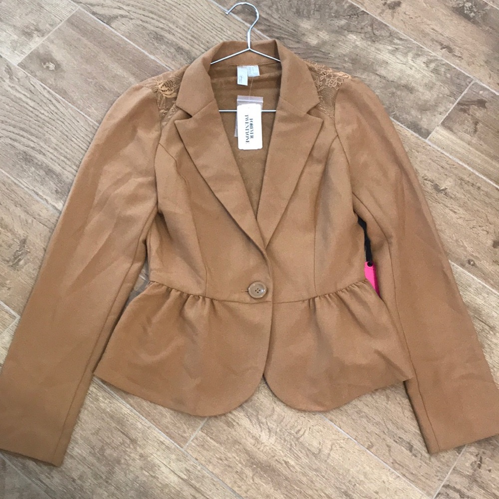 NWT Forever 21 Peplum Style Blazer